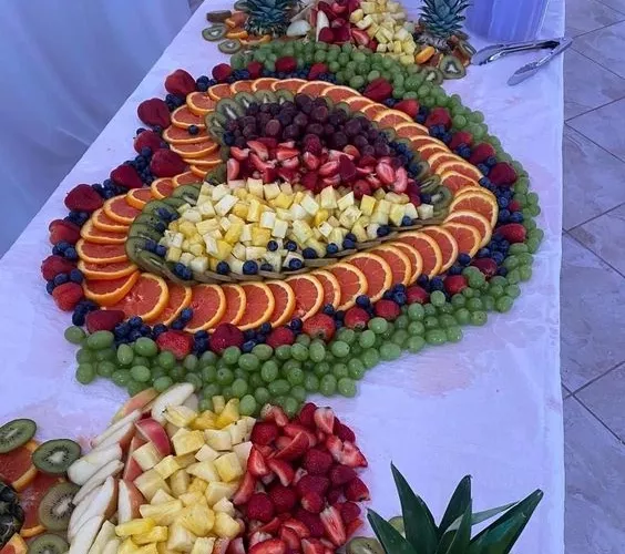 Buffet Coeur Mariage