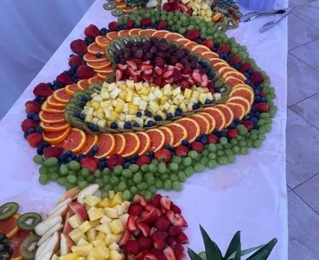 Buffet Coeur Mariage